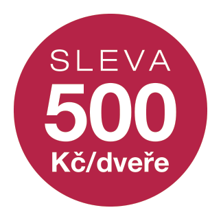 Sleva 500 Kč / dveře